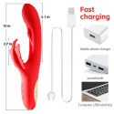 Wib rator wielozadaniowy Butterfly Finger Tapping, silikon, USB Wib rator wielozadaniowy Butterfly Finger Tapping, silikon, USB