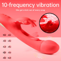 Wib rator wielozadaniowy Butterfly Finger Tapping, silikon, USB Wib rator wielozadaniowy Butterfly Finger Tapping, silikon, USB