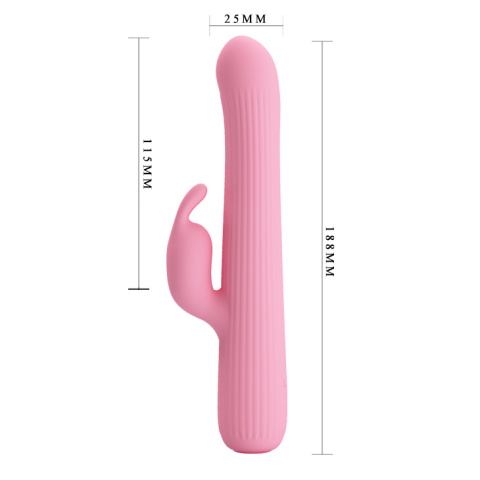 Wibrator Julian, spiralny masaż wnętrza pochwy rotującymi kulkami, silikon, USB Wibrator Julian, spiralny masaż wnętrza pochwy rotującymi kulkami, silikon, USB