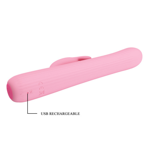 Wibrator Julian, spiralny masaż wnętrza pochwy rotującymi kulkami, silikon, USB Wibrator Julian, spiralny masaż wnętrza pochwy rotującymi kulkami, silikon, USB