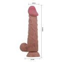 Dildo na przyssawce, Sliding Skin 9,4" TPE, duże, z kręgłosłupem, Baile Dildo na przyssawce, Sliding Skin 9,4" TPE, duże, z kręgłosłupem, Baile