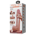 Dildo na przyssawce, Sliding Skin 9,4" TPE, duże, z kręgłosłupem, Baile Dildo na przyssawce, Sliding Skin 9,4" TPE, duże, z kręgłosłupem, Baile