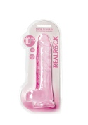 Dildo na przyssawce, bardzo duże, 10.0, krystalicznie fiołkowe lub różowe, TPE Dildo na przyssawce, bardzo duże, 10.0, krystalicznie fiołkowe lub różowe, TPE