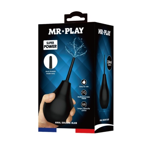 Gruszka do lewatywy, pojemność 224 ml, sztywna końcówka, Mr.Play Gruszka do lewatywy, pojemność 224 ml, sztywna końcówka, Mr.Play