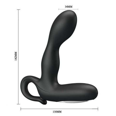 Masażer prostaty Barrack, wibracje, silikon, USB Masażer prostaty Barrack, wibracje, silikon, USB