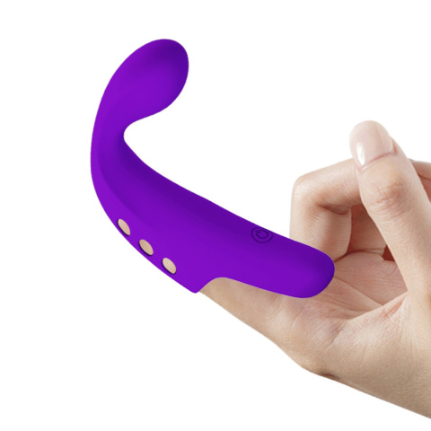 Nakładka na palec, wibrująca, Gorgon, masażer punktu G lub prostaty, silikon, USB, Pretty Love Nakładka na palec, wibrująca, Gorgon, masażer punktu G lub prostaty, silikon, USB, Pretty Love