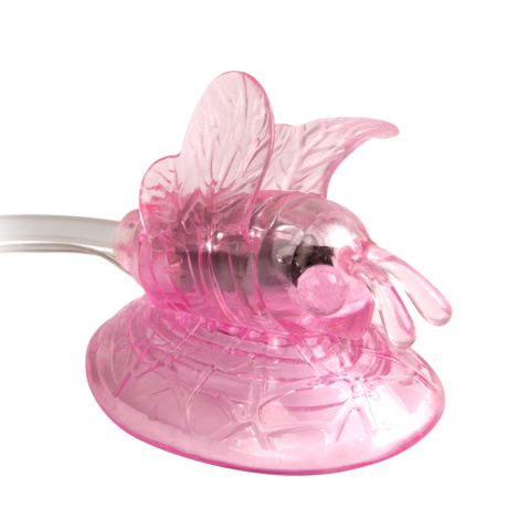 Pompka i stymulator wibrujący do łechtaczki i warg sromowych, Butterfly Clitoral Pump, na baterie Pompka i stymulator wibrujący do łechtaczki i warg sromowych, Butterfly Clitoral Pump, na baterie