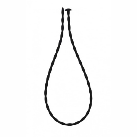 Dilator długi, giętki, silikon, żebrowany, 30 cm, bez wibracji, Vanilla Dilator długi, giętki, silikon, żebrowany, 30 cm, bez wibracji, Vanilla