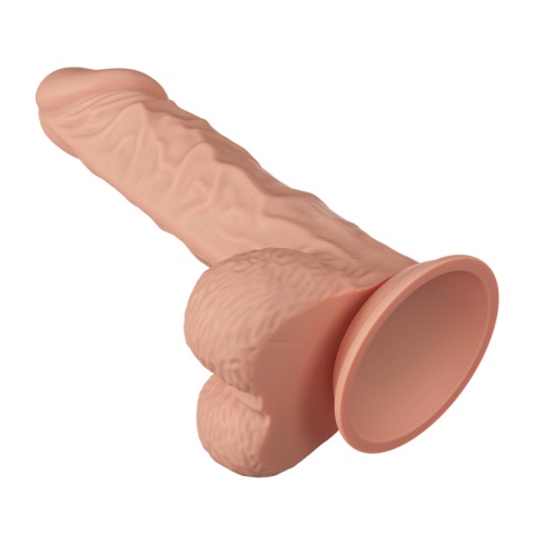 Dildo na przyssawce, Burag 9,4", bez wibracji, TPE, duże Dildo na przyssawce, Burag 9,4", bez wibracji, TPE, duże