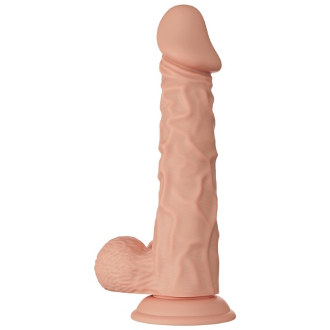 Dildo na przyssawce, Burag 9,4", bez wibracji, TPE, duże Dildo na przyssawce, Burag 9,4", bez wibracji, TPE, duże