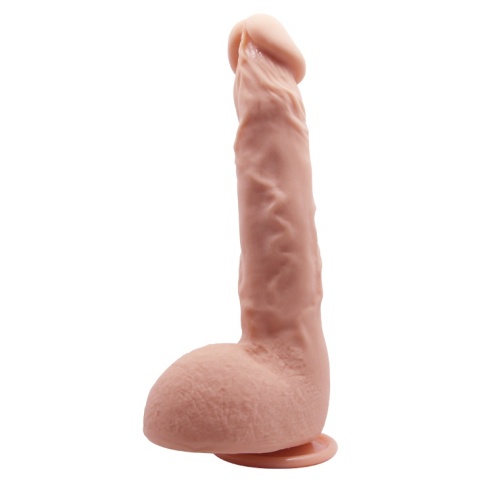 Dildo na przyssawce, z jądrami, bez wibracji, cyberskóra, Beautiful Jason 9'8, Baile Dildo na przyssawce, z jądrami, bez wibracji, cyberskóra, Beautiful Jason 9'8, Baile