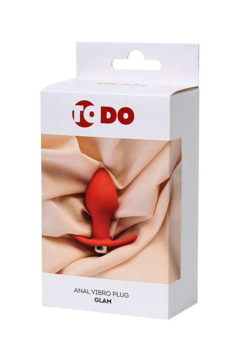 Korek analny ToDo (zatyczka, plug) z elementem wibrującym, silikon, bateria, Glam Korek analny ToDo (zatyczka, plug) z elementem wibrującym, silikon, bateria, Glam