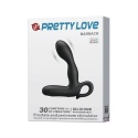Masażer prostaty Barrack, wibracje, silikon, USB