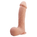 Dildo na przyssawce, Johnson 9.2, z dużą główką, TPE, bez wibracji Dildo na przyssawce, Johnson 9.2, z dużą główką, TPE, bez wibracji
