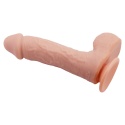 Dildo na przyssawce, Johnson 9.2, z dużą główką, TPE, bez wibracji Dildo na przyssawce, Johnson 9.2, z dużą główką, TPE, bez wibracji