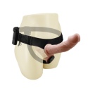 Strap-on podwójny, wibrujący, Ultra Passionate Harness Dual Baile, do zakładania przez kobietę, TPR