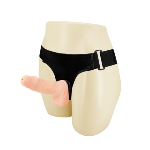 Strap-on, wersja zakładane przez kobietę, dildo z jądrami, bez wibracji, TPR Strap-on, wersja zakładane przez kobietę, dildo z jądrami, bez wibracji, TPR