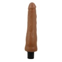 Wibrujące dildo (wibrator realistyczny) na baterie, cyberskóra, Alfredo