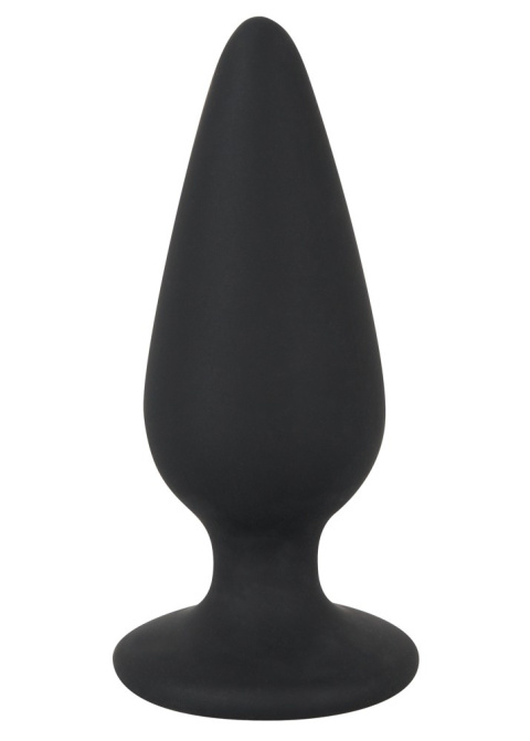 Korek analny na podstawce, rozmiar L, 135 g, (zatyczka analna, plug) Black Velvet, silikon, rozmiar L Korek analny na podstawce, rozmiar L, 135 g, (zatyczka analna, plug) Black Velvet, silikon, rozmiar L