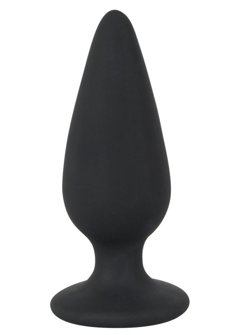 Korek analny na podstawce, rozmiar M, 75 g, (zatyczka analna, plug) Black Velvet, silikon, rozmiar M Korek analny na podstawce, rozmiar M, 75 g, (zatyczka analna, plug) Black Velvet, silikon, rozmiar M