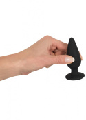 Korek analny na podstawce, rozmiar M, 75 g, (zatyczka analna, plug) Black Velvet, silikon, rozmiar M Korek analny na podstawce, rozmiar M, 75 g, (zatyczka analna, plug) Black Velvet, silikon, rozmiar M