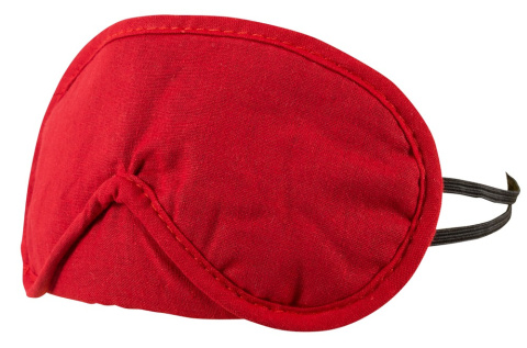 Maska na oczy, dwupak (2 szt. w opakowaniu), czerwona i czarna, bawełna, Cottelli Collection Maska na oczy, dwupak (2 szt. w opakowaniu), czerwona i czarna, bawełna, Cottelli Collection