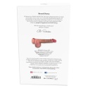 Dildo na przyssawce, Telescopic Swing, ruch posuwisty i wibracje, silikon, pilot zdalny
