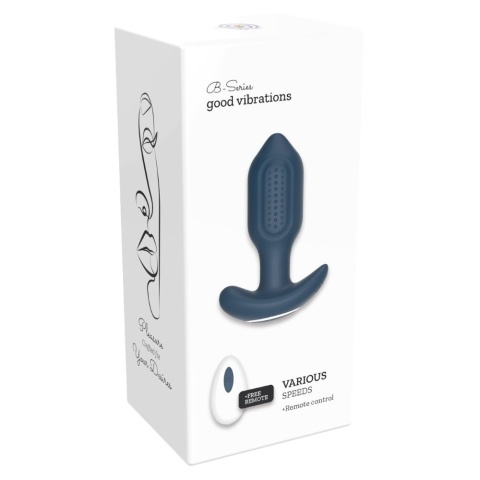 Korek analny z wibracjami i pilotem bezprzewodowym, Victoria, można nosić w każdej pozycji, silikon, USB Korek analny z wibracjami i pilotem bezprzewodowym, Victoria, można nosić w każdej pozycji, silikon, USB