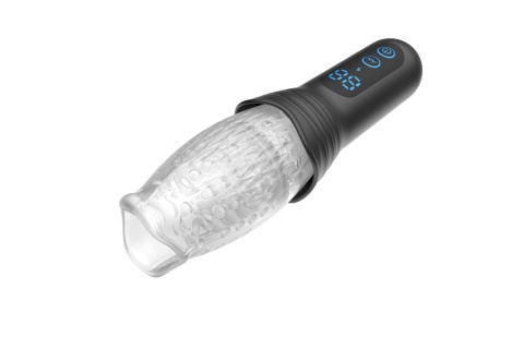 Masturbator Babbara, posuwisto-zwrotny, masażer penisa z wibracjami, Thrusting Cup Masturbator Babbara, posuwisto-zwrotny, masażer penisa z wibracjami, Thrusting Cup