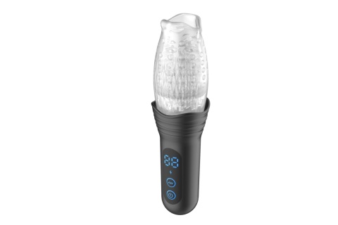 Masturbator Babbara, posuwisto-zwrotny, masażer penisa z wibracjami, Thrusting Cup Masturbator Babbara, posuwisto-zwrotny, masażer penisa z wibracjami, Thrusting Cup