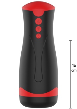 Masturbator ssący i wibrujący, Deep Squeeze Masturbator, premium
