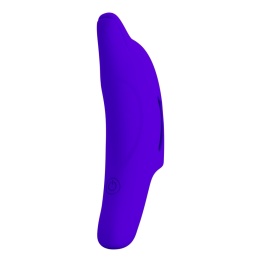 Nakładka na palec, wibrująca, Delphini, masażer punktu G lub prostaty, silikon, USB, Pretty Love