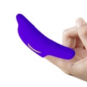 Nakładka na palec, wibrująca, Delphini, masażer punktu G lub prostaty, silikon, USB, Pretty Love