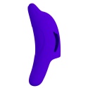 Nakładka na palec, wibrująca, Delphini, masażer punktu G lub prostaty, silikon, USB, Pretty Love
