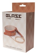 Obroża ze smyczą z łańcucha, skóra syntetyczna (neopren), Blaze, unisex Obroża ze smyczą z łańcucha, skóra syntetyczna (neopren), Blaze, unisex