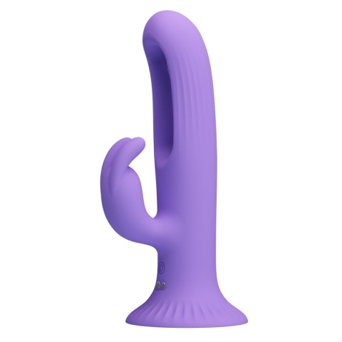 Wibrator na przyssawce, Killmoulis, z królikiem do stymulacji łechtaczki i pukaniem palca w punkt G, silikon, USB Wibrator na przyssawce, Killmoulis, z królikiem do stymulacji łechtaczki i pukaniem palca w punkt G, silikon, USB