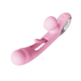 Wielozadaniowy, wibrator udarowy, do łechtaczki i punktu G, silikon, USB, Impact Swing