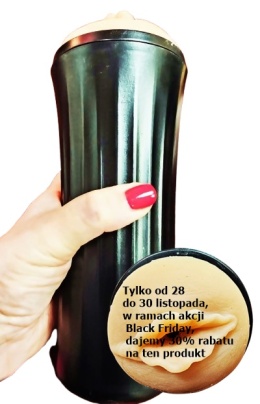 Masturbator bez wibracji, Soft, karmelowa wagina, płynny silikon,, duża puszka