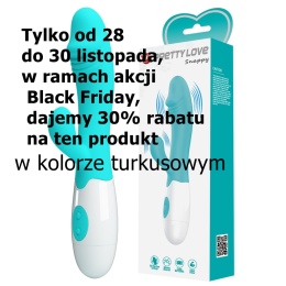 Wibrator Snappy, Pretty Love, silikon, baterie, stymulacja łechtaczki