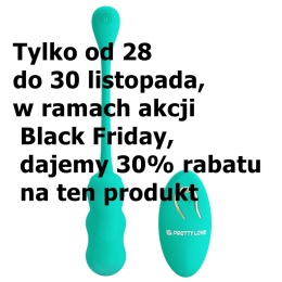 Wibrujące jajko Pretty Love Leshy z bezprzewodowym pilotem silikonowe