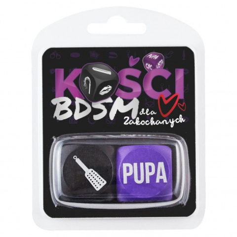 Kości BDSM dla zakochanych, drewniane, wymiar 3,5 cm