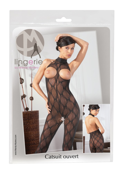 Bodystocking (catsuit) z odsłoniętymi piersiami Bodystocking (catsuit) z odsłoniętymi piersiami