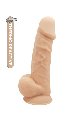 Dildo na przyssawce, silikon termoaktywny, Dream Toys 8,5
