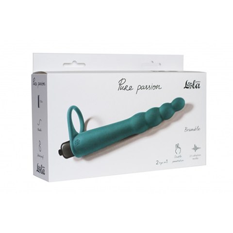 Strap-on zakładany na penisa, z jednym pierścieniem, do podwójnej penetracji, Bramble, Lola Games Strap-on zakładany na penisa, z jednym pierścieniem, do podwójnej penetracji, Bramble, Lola Games