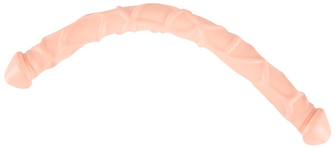 Podwójne dildo Nature Skin, TPR, realistyczne, giętkie, długie. Podwójne dildo Nature Skin, TPR, realistyczne, giętkie, długie.