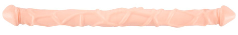 Podwójne dildo Nature Skin, TPR, realistyczne, giętkie, długie. Podwójne dildo Nature Skin, TPR, realistyczne, giętkie, długie.