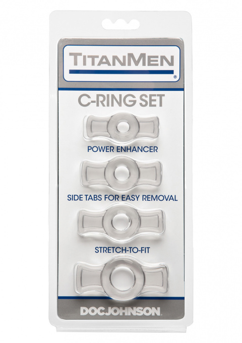 Titanman C ring Set - zestaw pierscieni erekcyjnych. Titanman C ring Set - zestaw pierscieni erekcyjnych.