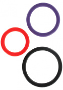Zestaw 3 pierścieni Triple C-Ring, TPR, ToyJoy Zestaw 3 pierścieni Triple C-Ring, TPR, ToyJoy