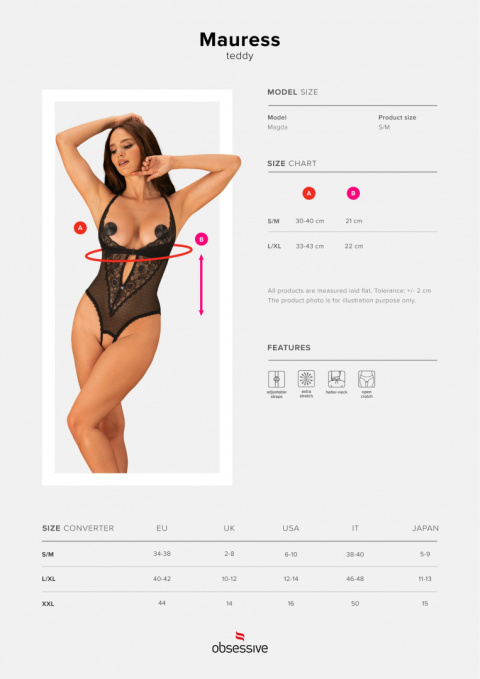 Body otwarte, Mauress Teddy, Obsessive Body otwarte, Mauress Teddy, Obsessive