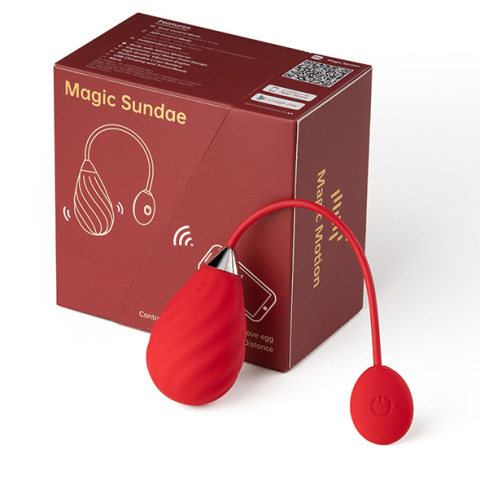 Jajko wibrujące, Magic Motion Sundae App Controlled Love Egg, sterowane smartfonem Jajko wibrujące, Magic Motion Sundae App Controlled Love Egg, sterowane smartfonem